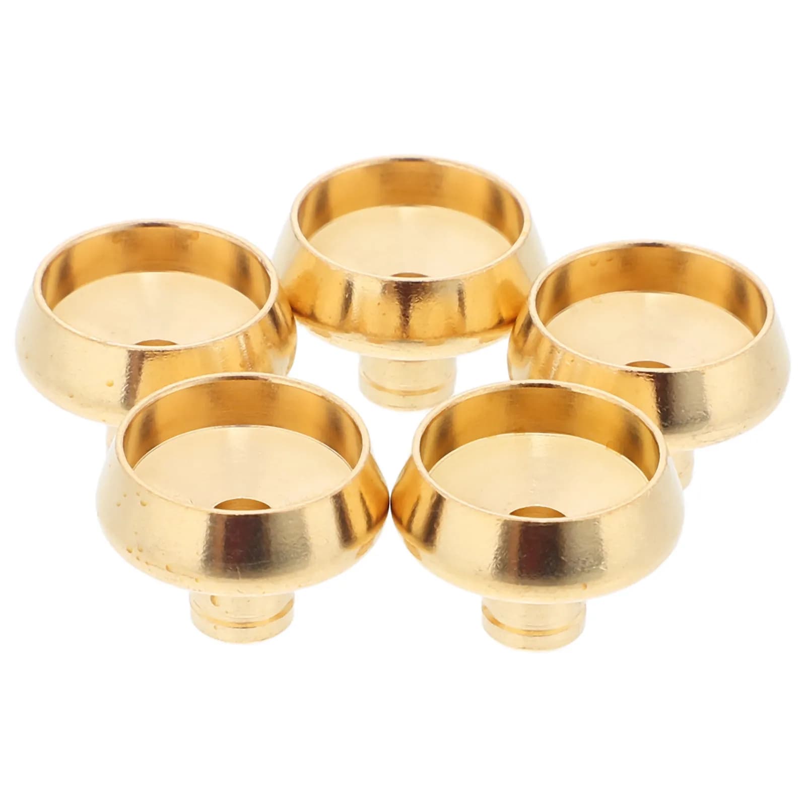 5pcs Incense Seat Censer Holder Metal Stick Rack Burner Trays Stand Brass Reusable Sturdy Atmosphere Clean