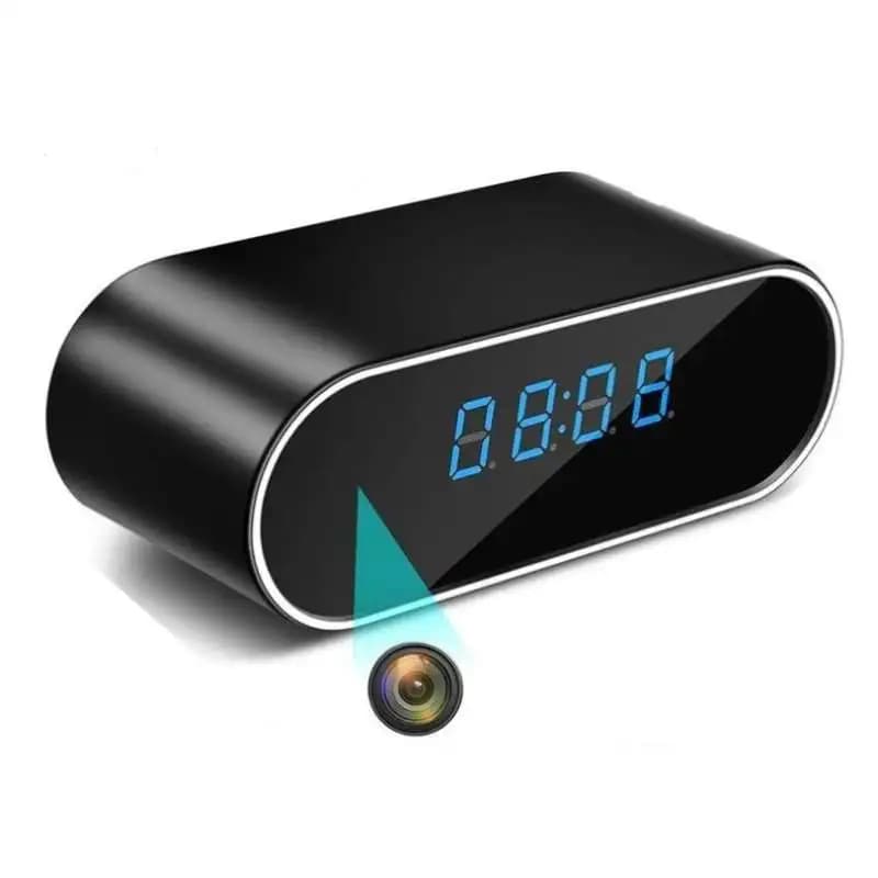 HD 1080P Alarm Clock Mini Camera Remote Wireless Wifi Control IR Night Vision View DVR Camcorder Home Indoor Monitor Video