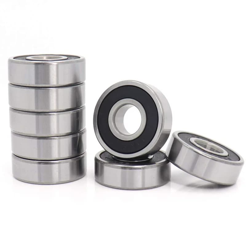 6203 Bearings 6203-2RS 17mm x40mm x12mm C3 High Speed 6203RS Ball Bearings for Electric Motor, Wheels, Bicycle, (10 Pack)