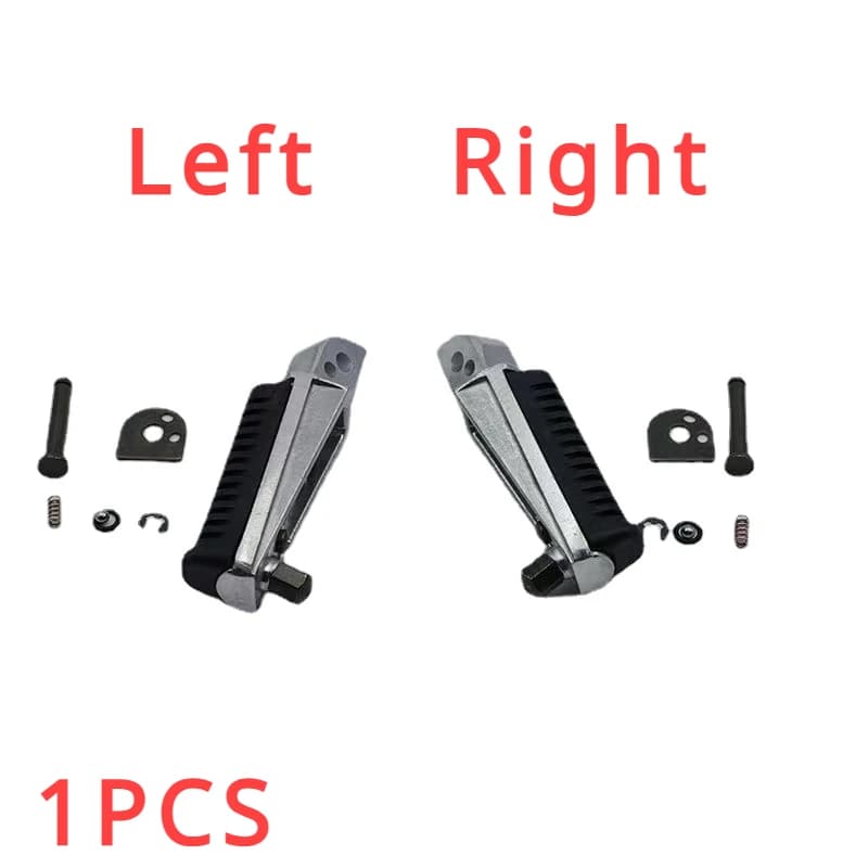 1pcs for Lifan LF150-10B/KP150 LF150-10S/KPR150 Motorcycle Left Front Footrest Front Pedal Black Rear Pedal Silver