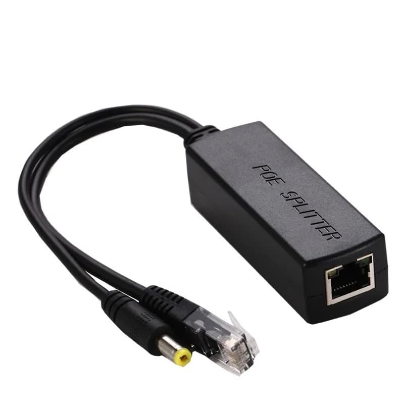 Splitter POE Standard 48V a 12V Connettore POE Splitter 10/100Mbps Modulo di Alimentazione Adattatore Iniettore per Telecamera IP Switch POE