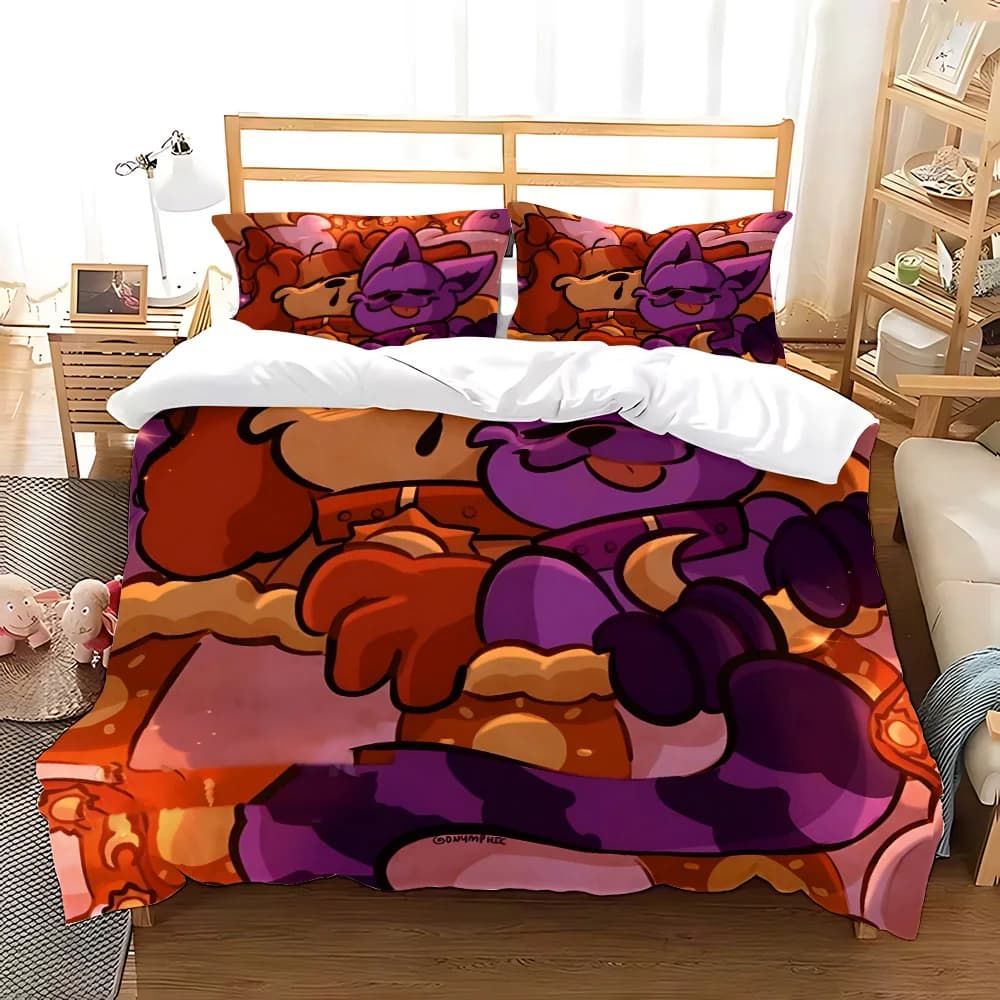 3D Print Game CatNap X DogDay Set of Bedding Trapunte Copripiumino Federa 2-3 pieces Set Bedroom Decoration