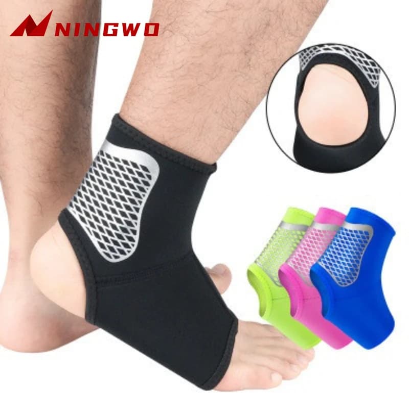 1 pz compressione caviglia distorsione Brace sport Fitness supporto del piede fasciatura achille tendine Strap Guard Protector sollievo dal dolore
