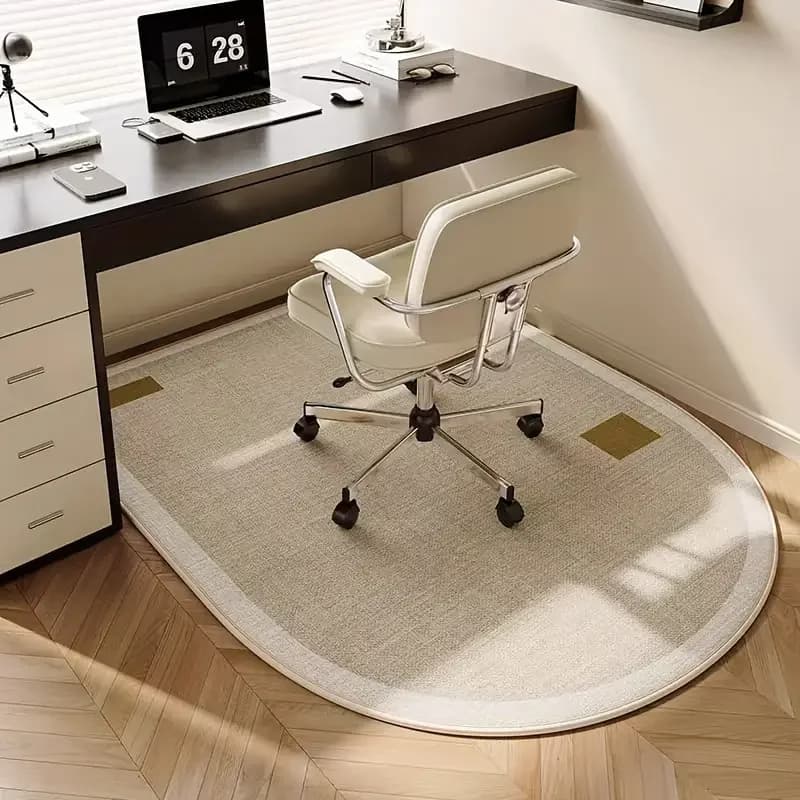Desk chair swivel chair simple study table pillow soft non-slip mat for bedroom carpet for office chair