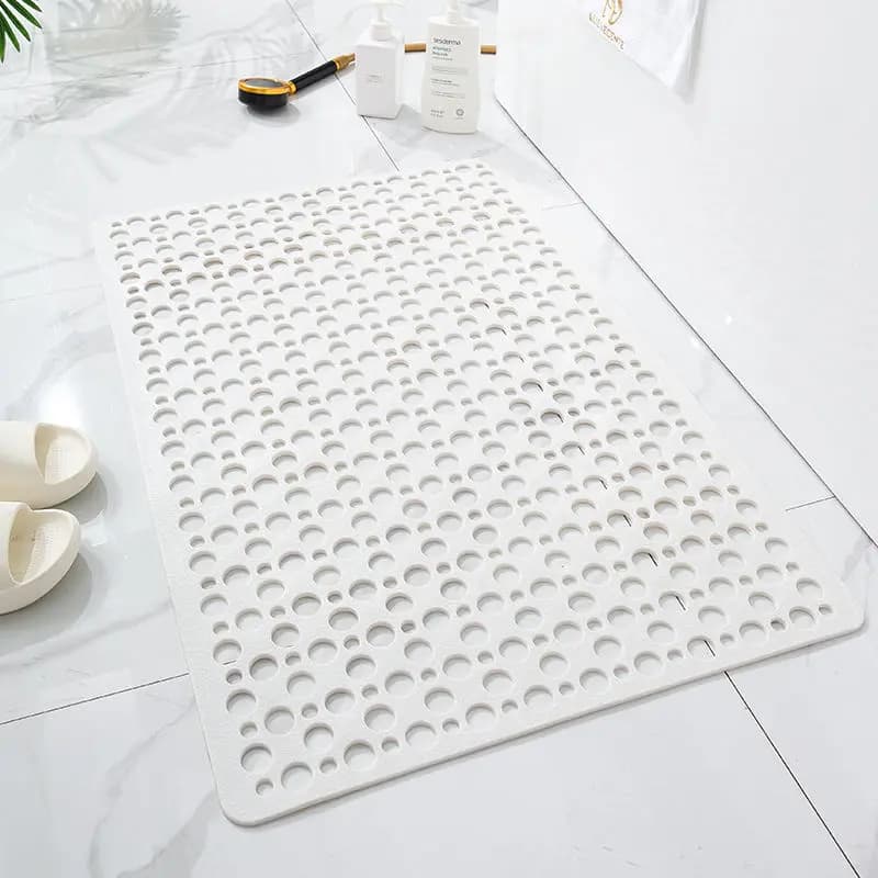 Tappetini da bagno scavati Tappetino da bagno antiscivolo impermeabile Tappetino da doccia antigoccia Tappetino portatile semplice per uso domestico ad asciugatura rapida