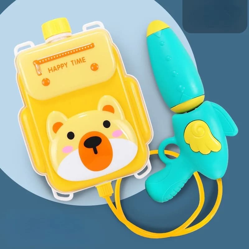 1 pz Zaino per Bambini con Pistola ad Acqua Elettrica, Giocattolo Spruzza Acqua per Spiaggia e Piscina, Gioco Estivo