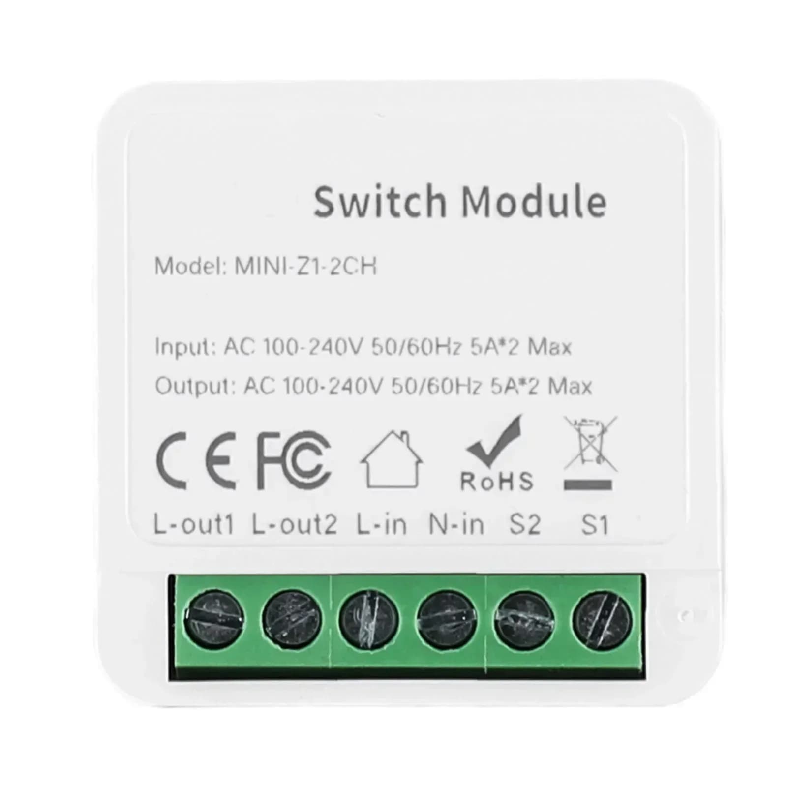 For intelligent illumination controller for Tuya 10A compatible switch module For easy smartphone and voice operation