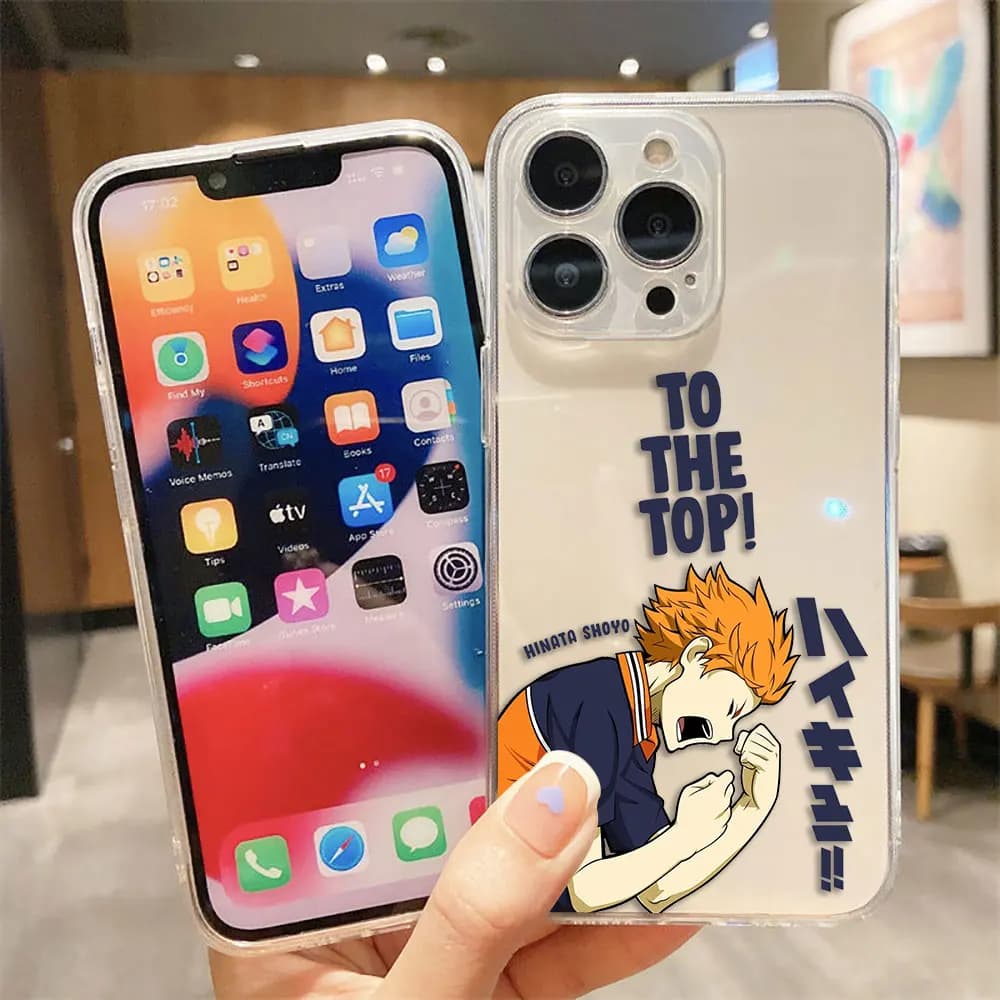 Cover per telefono trasparente Youth Oya H-Haikyuu Volleyball per Redmi Note 15 14 13 12 11 11T 11S 10 9 10S 9S 8 Pro Max Plus DIY