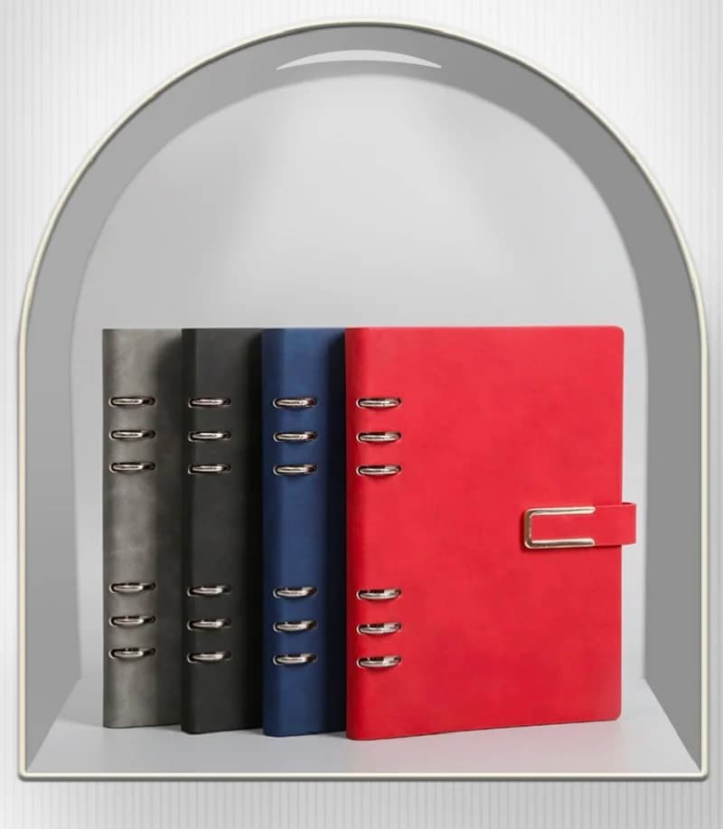 Makeasy Leather Cover Journal A5 Refillable Notebook 100sheets/200pages Diary Student School Notepad Office Stuff Jornal(1PC)C)