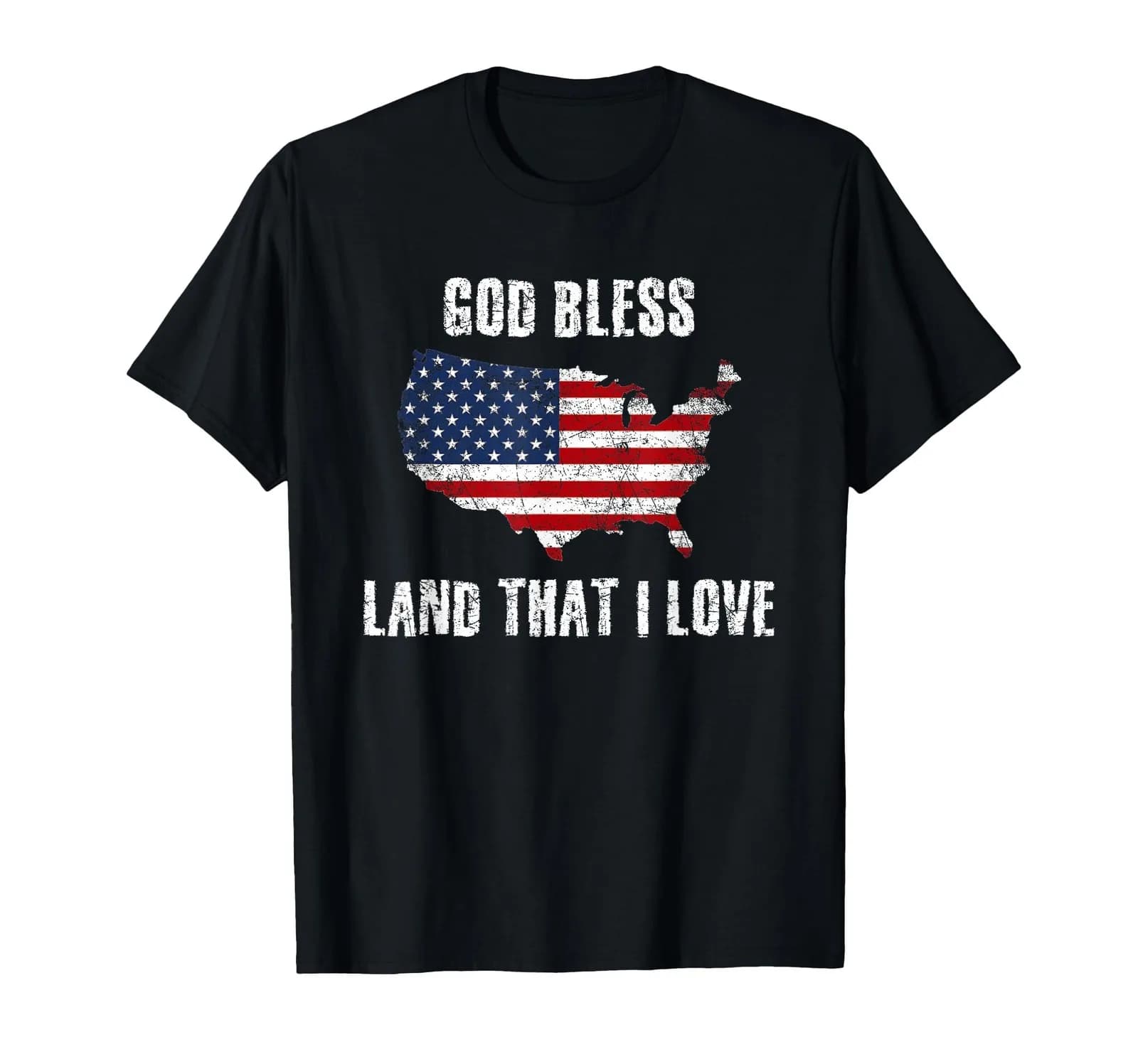 T-shirt con bandiera dell'orgoglio americano per la festa del 4 luglio