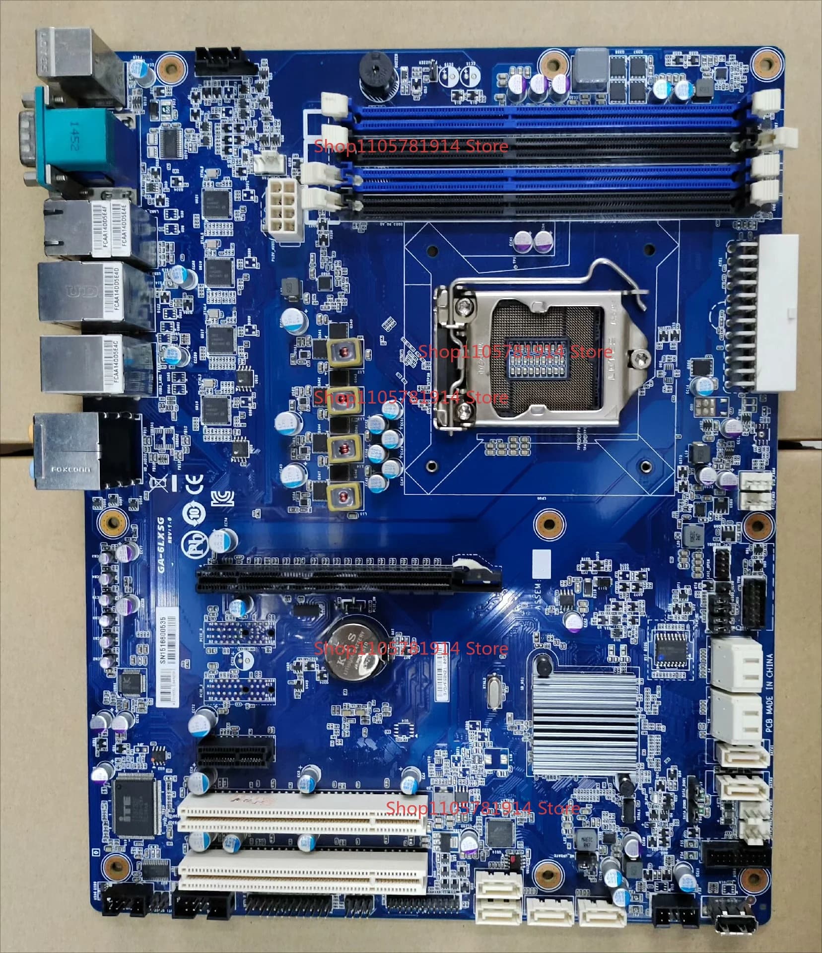 For GIGABYTE GA-6LXSG ATX Server Main Board LGA1150 Four Network Ports, Multi-SATA Storage, Soft Routing NAS Main Board