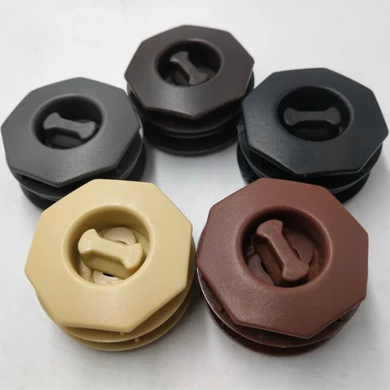 4 pz/set Auto Doppio Strato Staccabile Tappetino Anti-Slip Pinze Maniche Auto Tappeto Fissaggio Manopole Morsetti Accessori Per Interni Auto