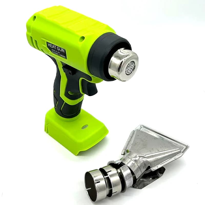 Cordless Heat Gun for MT/B&D/Mil/BS 18V Battery Industrial-grade Handheld Electric Heat Gun with 4 Nozzles for Craft Projects