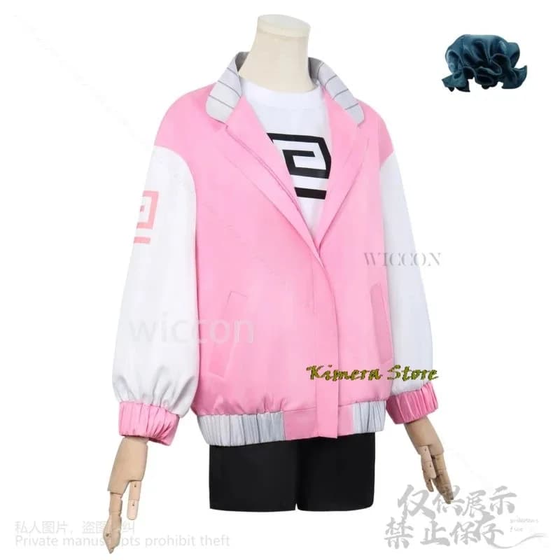 Shaotang Ru Anime Cosplay SAKAMOTO GIORNI Costume Giacca Hip Hop Uniforme Parrucche Rosse Per Le Ragazze Donna Halloween Natale Personalizzato
