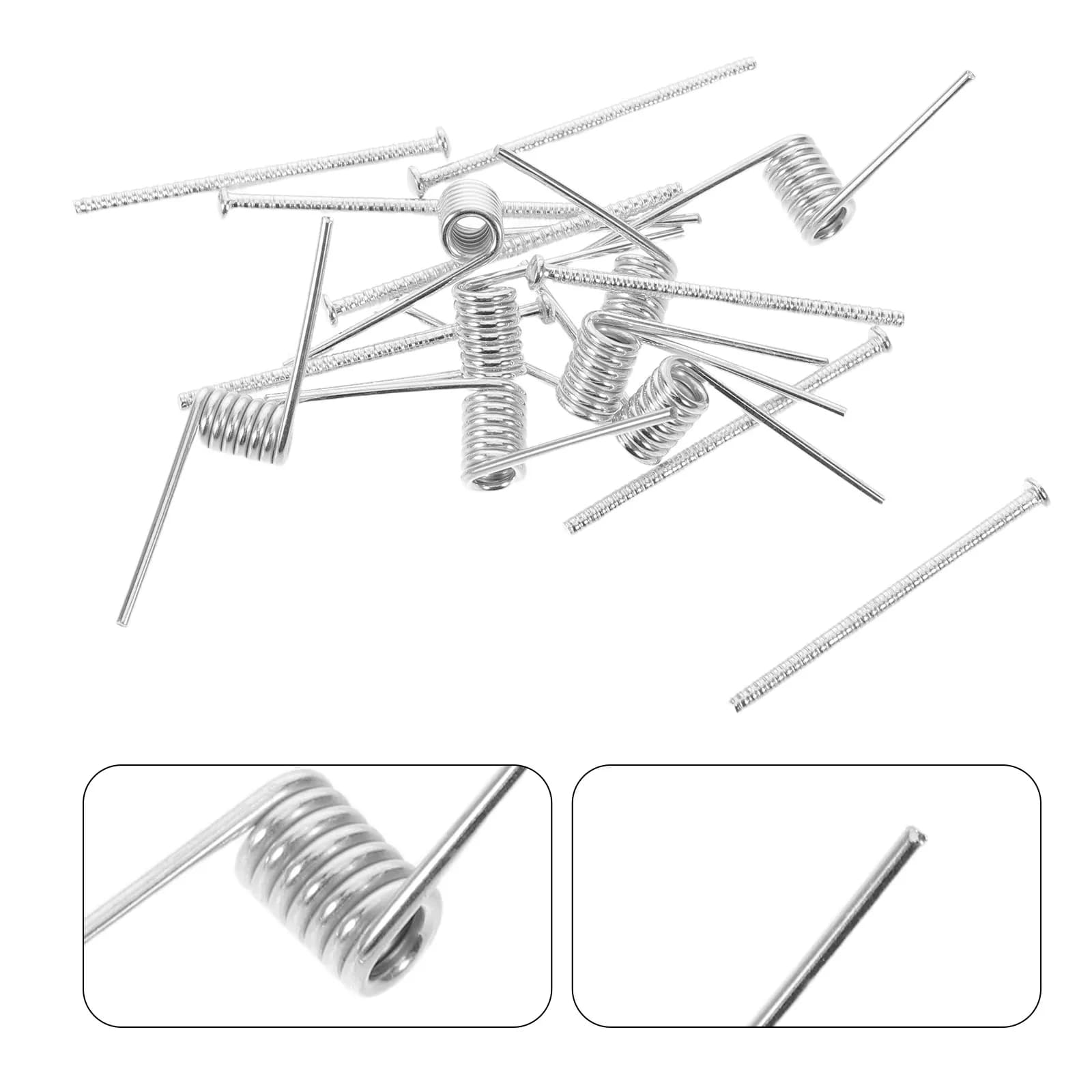 8Pcs Replacement Springs for Hair Clips - Smooth Finish V-Shaped Steel Spring for Hair Claw Clip Repair and DIY Projects