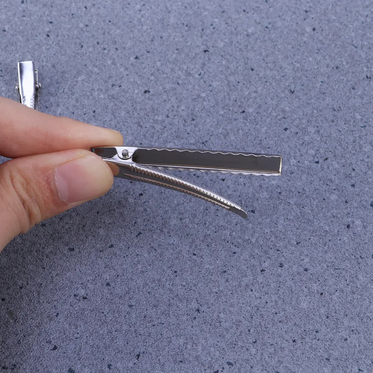 30 Pezzi Fermagli per Capelli in Acciaio Inossidabile, Clip a Coccodrillo Fai-da-Te per Fiocchi e Accessori per Capelli, Varie Misure 3.2cm 4.5cm