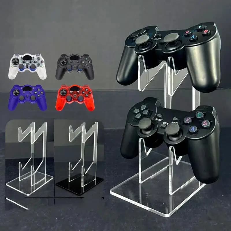 【C】Game Controller Holder Acrylic Storage Rack Game Controller Bracket Mount Accessories Gaming Headset Holder