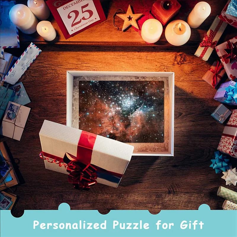 30X Puzzle grezzi per sublimazione Puzzle vuoto fai-da-te per trasferimento di sublimazione Trasferimento termico Stampa a pressa di calore Artigianato A5