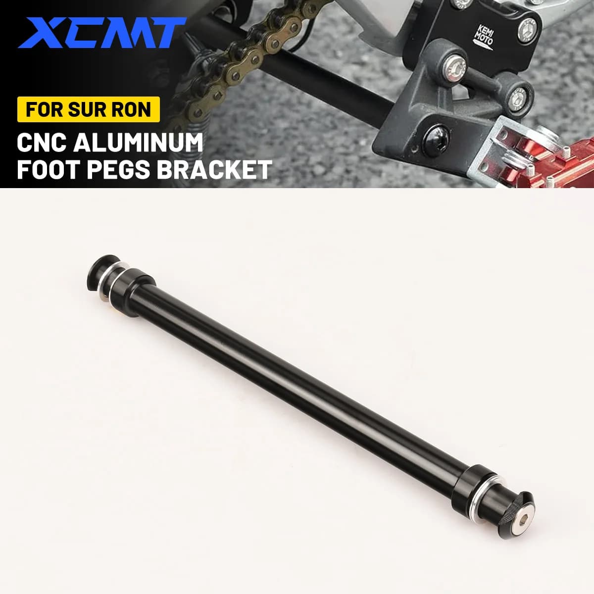 Supporto Pedane CNC per Moto Elettrica Sur-Ron Light Bee X S, Accessori e Ricambi Moto