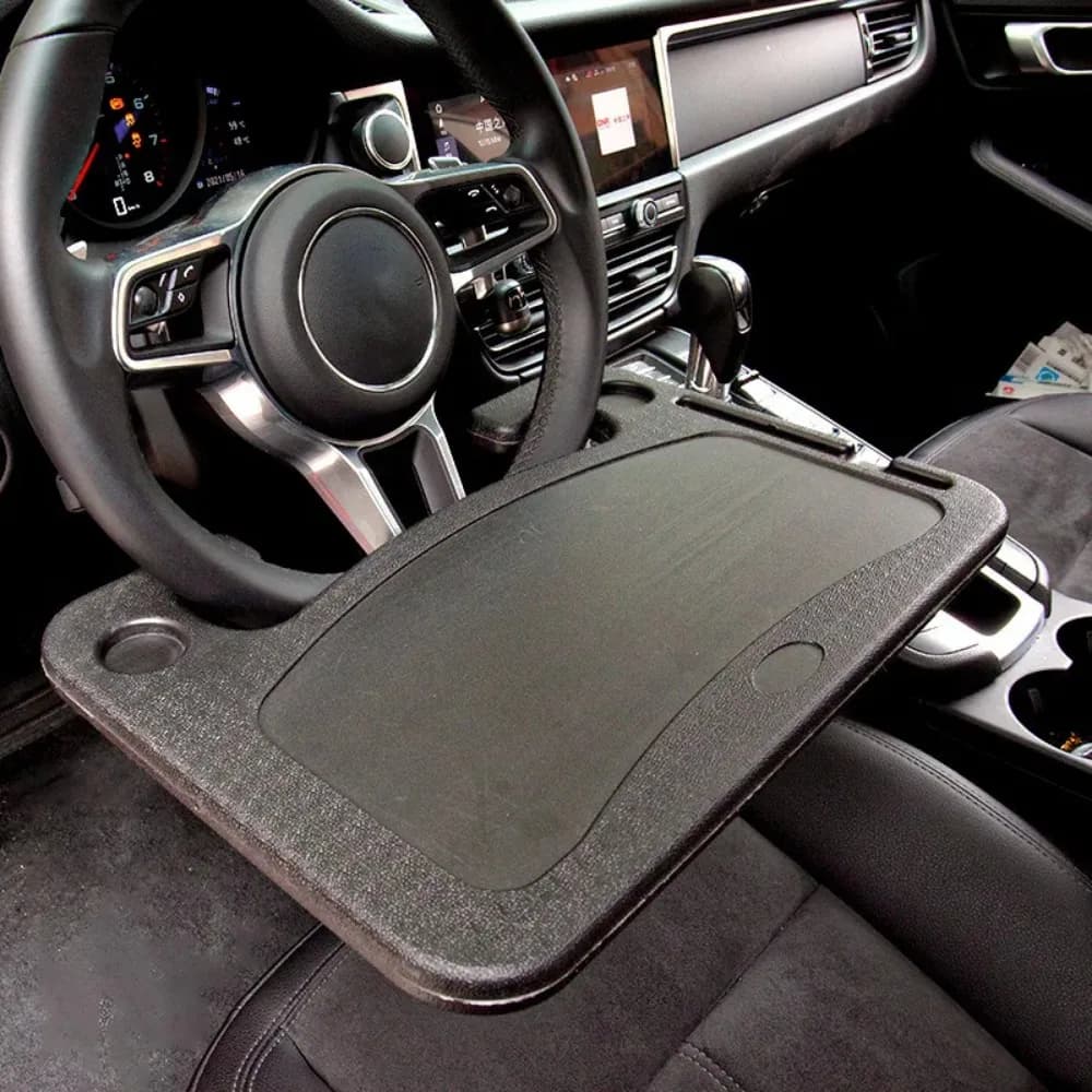 Car Portable Laptop Computer Desk Mount Stand Eat Work for Car Steering Wheel Dining Table BracketDrink Food Coffee Tray Board