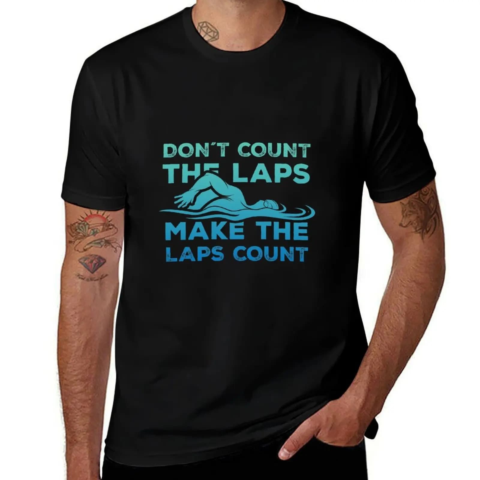 Non contare le giri, conta il valore di ogni giro. T-shirt regalo resistente agli odori a maniche corte.