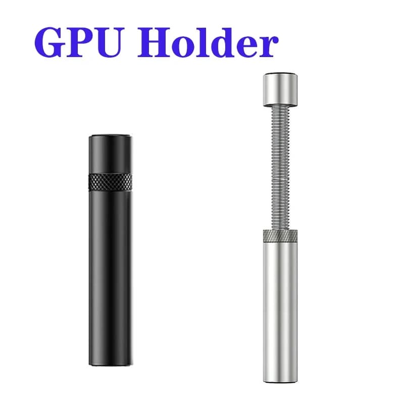 Supporto per Scheda Grafica VC-16, Supporto Verticale Telescopico Rotante, Staffa Magnetica, Supporto per Scheda Video in Alluminio, Accessori