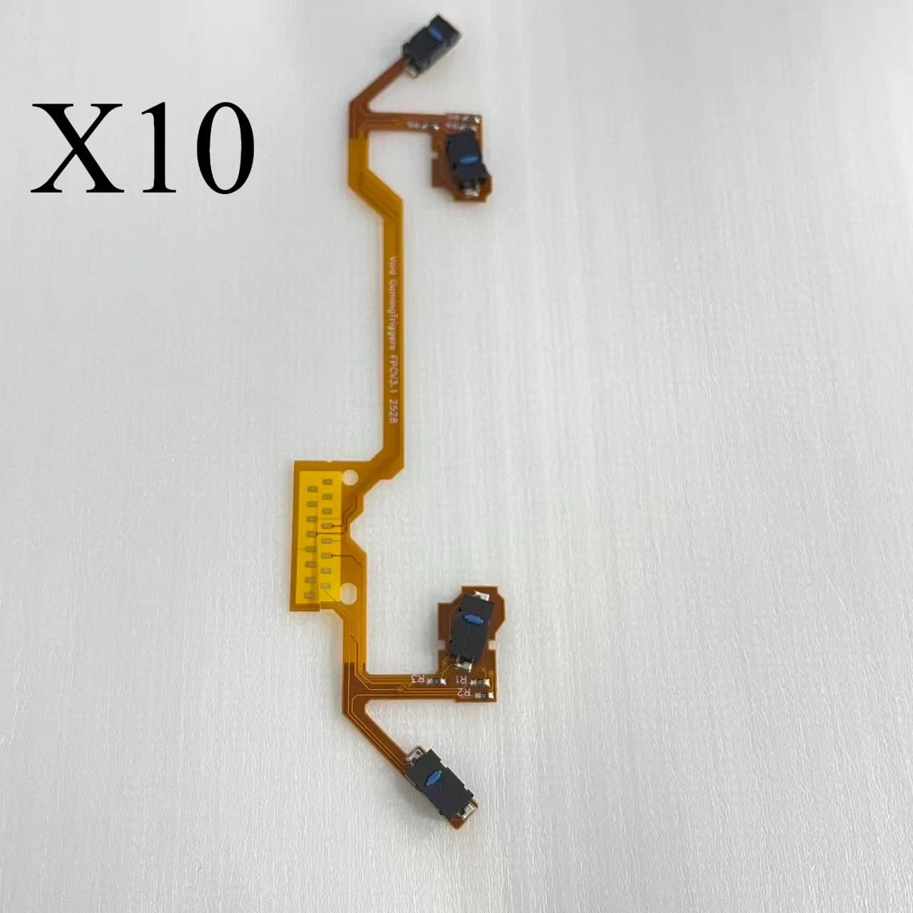 10x PER PS5 Pulsante di attivazione micromozione modificato Gamepad Aggiornamento Bdm030 Cavo flessibile FPC con interruttori