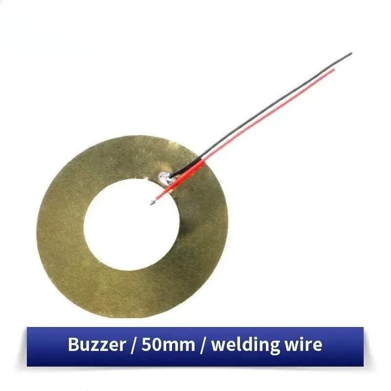 5/10/20PCS Cicalini Piezo Dischi Ceramici 12/15/27/50mm con Fili per Cicalini Sensori Trasduttori Ad Ultrasuoni