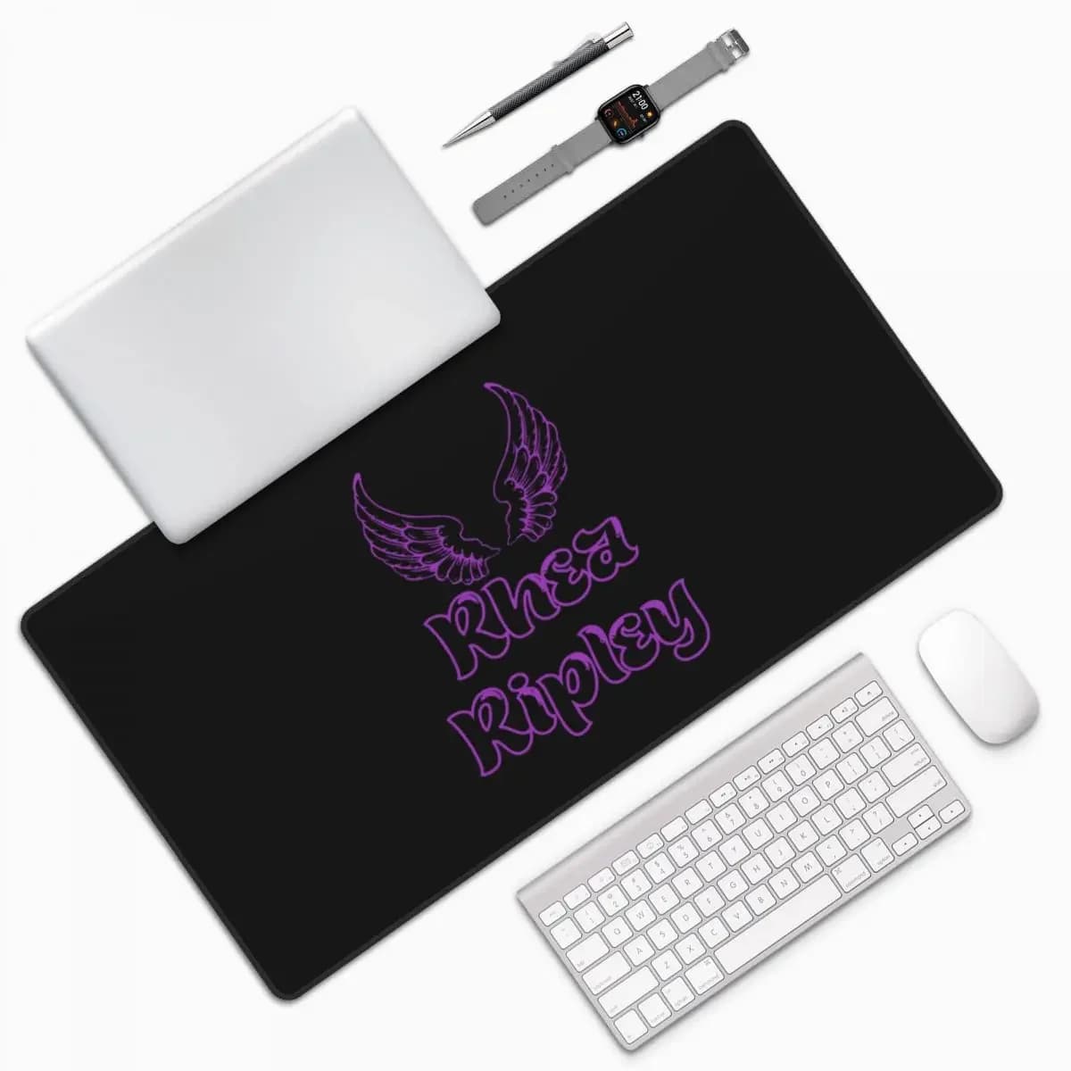 She Is My Mami Rhea Ripley Bootleg Wrestler Large Mouse Pad Computer Keyboard Mouse Mat Gaming PC Laptop Desk Mat