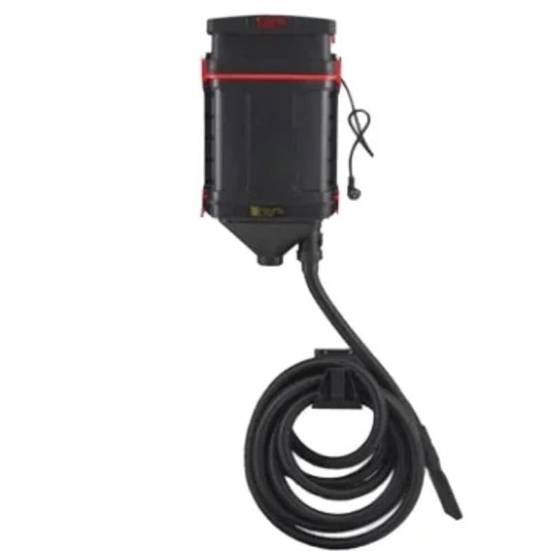 Aspirapolvere Industriale a Parete per Uso Intensivo, Secco/Umido, 1800 Watt, Alta Potenza di Aspirazione, per Autolavaggi