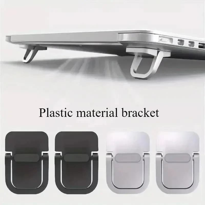 Supporto portatile per laptop in 2 pezzi | Supporto ergonomico per tastiera | Materiale plastico per ingegneria | Accessori per la scrivania di casa | Potenzia le prestazioni di calcolo