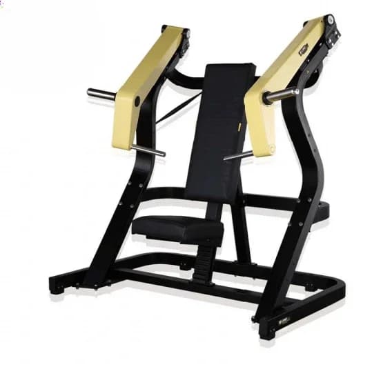 For chest press loaded with fitness plate Commercial sports Fitness inclined weight Bench press sitting chest press