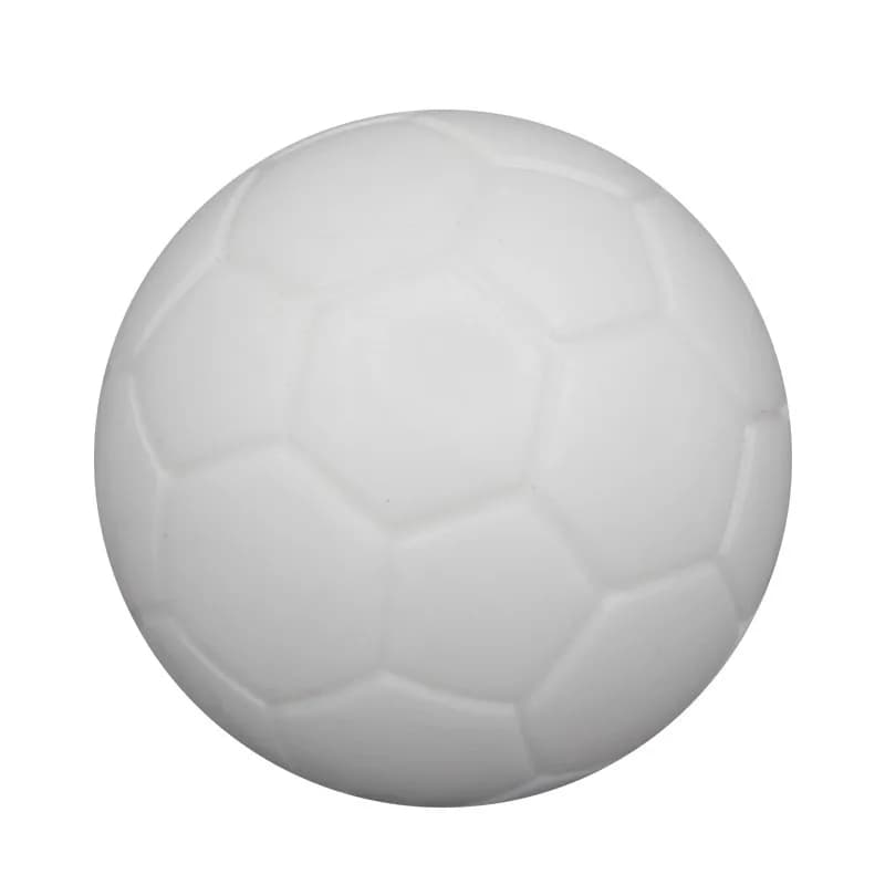 Pallina da calcio balilla bianca pura da 32 mm, pallina di ricambio in resina plastica per calcio da tavolo, accessori per bambini e adulti