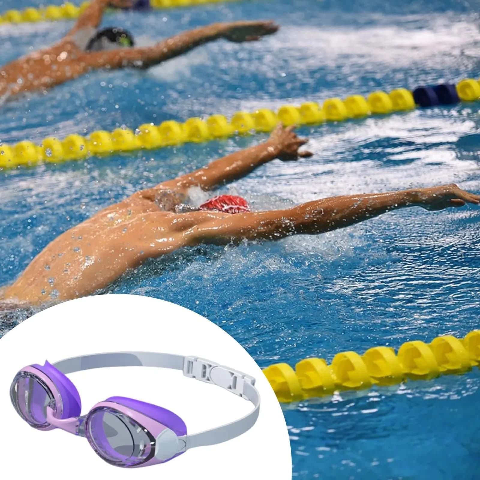 Swimming Goggles Eyewear for Adults Kids Lightweight Leakproof Comfortable Swimming Glasses for Snorkeling Surfing Outdoor