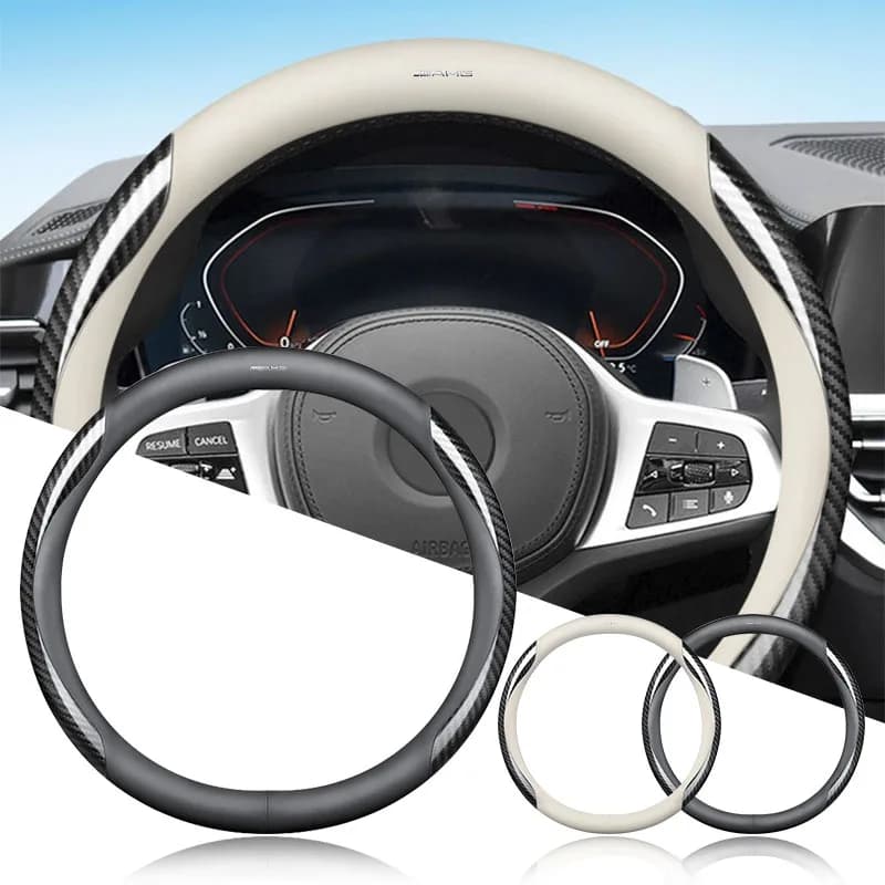 Carbon Fiber Leather Cover, Auto Accessories for AMG Class A B C R G W211 W276 W204 W210 W251 W222 CLA GLA W169