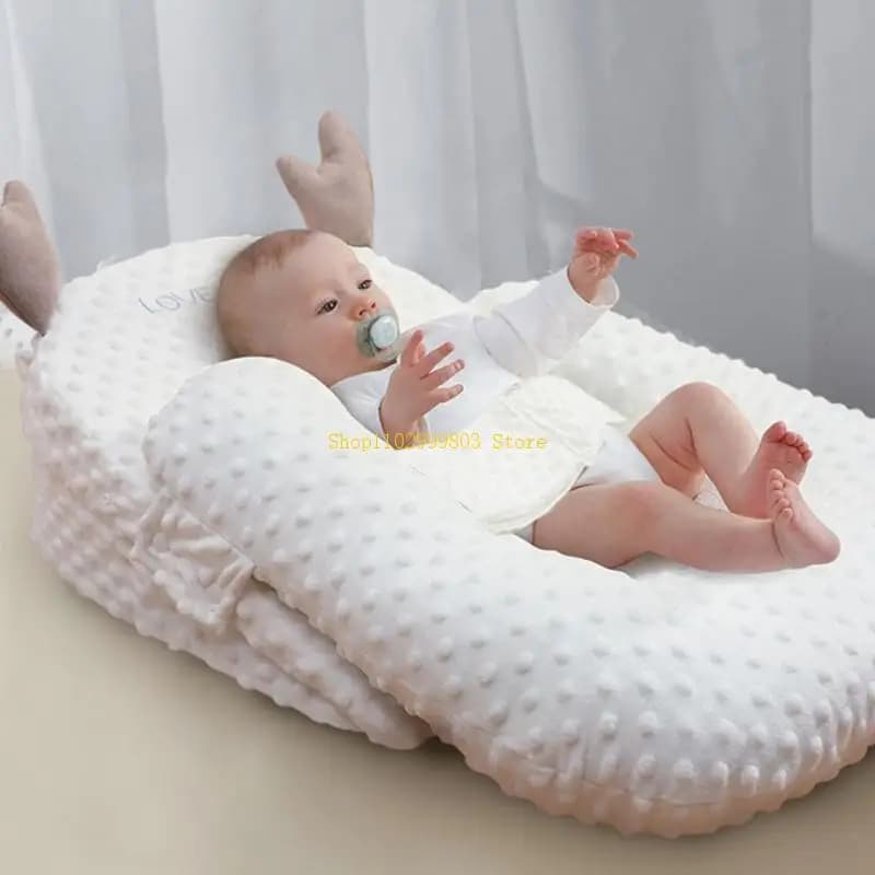 Il comodo set cuscini posizionatore per il sonno del bambino previene sputi latte in cotone per neonati cuscino da