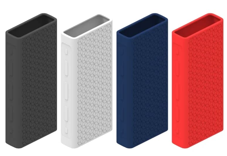 Silicone Case for Xiaomi Power Bank 20000mAh 3 PLM18ZM 18W 2 Ways Quick Charging USB C Portable Mi Powerbank 20000 External