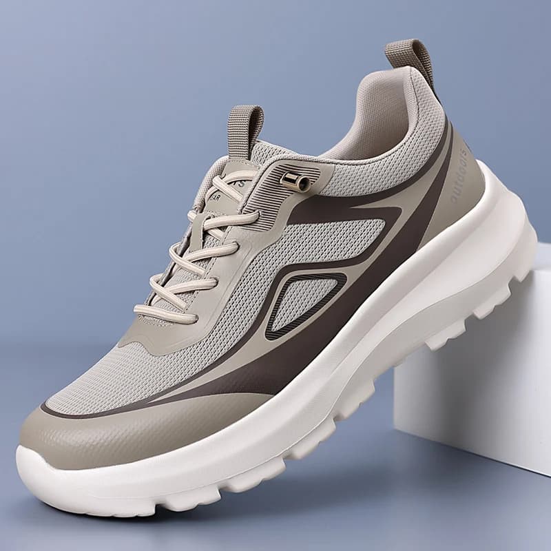 Light Foam Insole Mens Summer Running Sneakers Full Breath Circulation Mesh Flexible Slip Resist Outdoor Walking Shoe