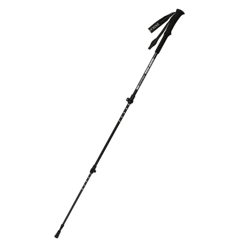3K Carbon Fiber Trekking Poles 3-Section Telescopic Hiking Stick Ultralight EVA Grip Quick Lock Tungsten Tip for Hiking Trekking