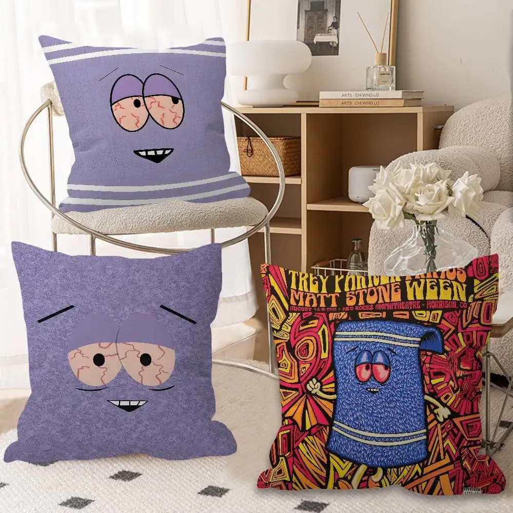 South Cartoon Park Towelie Decorative Aesthetic Room Federa House Decorations Bedroom Sofa Bed Federa Sofa for pillow 45x45