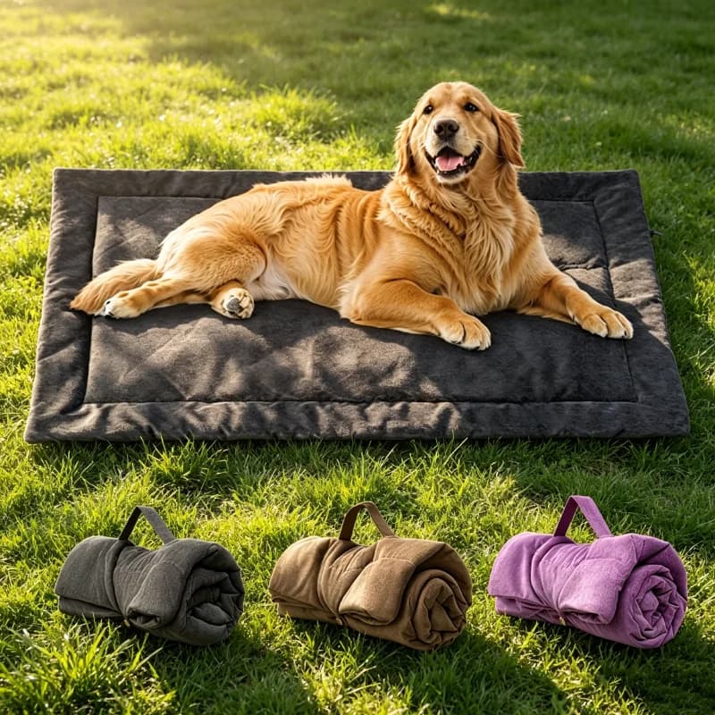 Pet Dog Picnic Travel Mat Waterproof Foldable Portable Bed Blankets Outdoor Universal All Breeds Dog Lightweight Camping Mat
