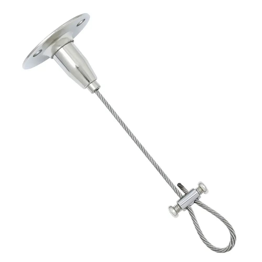 Stainless Steel Steel Wire Rope Adjustable Straight Layouts Curtain Rod Hanging Rope Universal Curved Layouts
