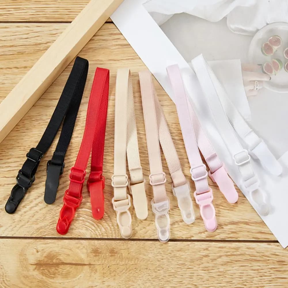 Back Hasp Bra Strap Holder Slip-Resistant Bra Strap Buckle Intimates Accessories Women Bra Strap Non-slip Underwear Straps