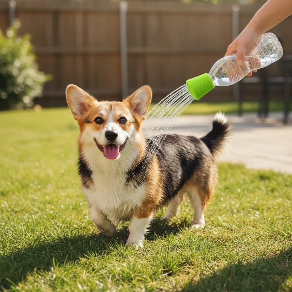 Silicone Pet Bathing Shower Head Handheld Portable Water Sprayer Outdoor Washing Nozzle for Dog Cat Grooming and Cleaning