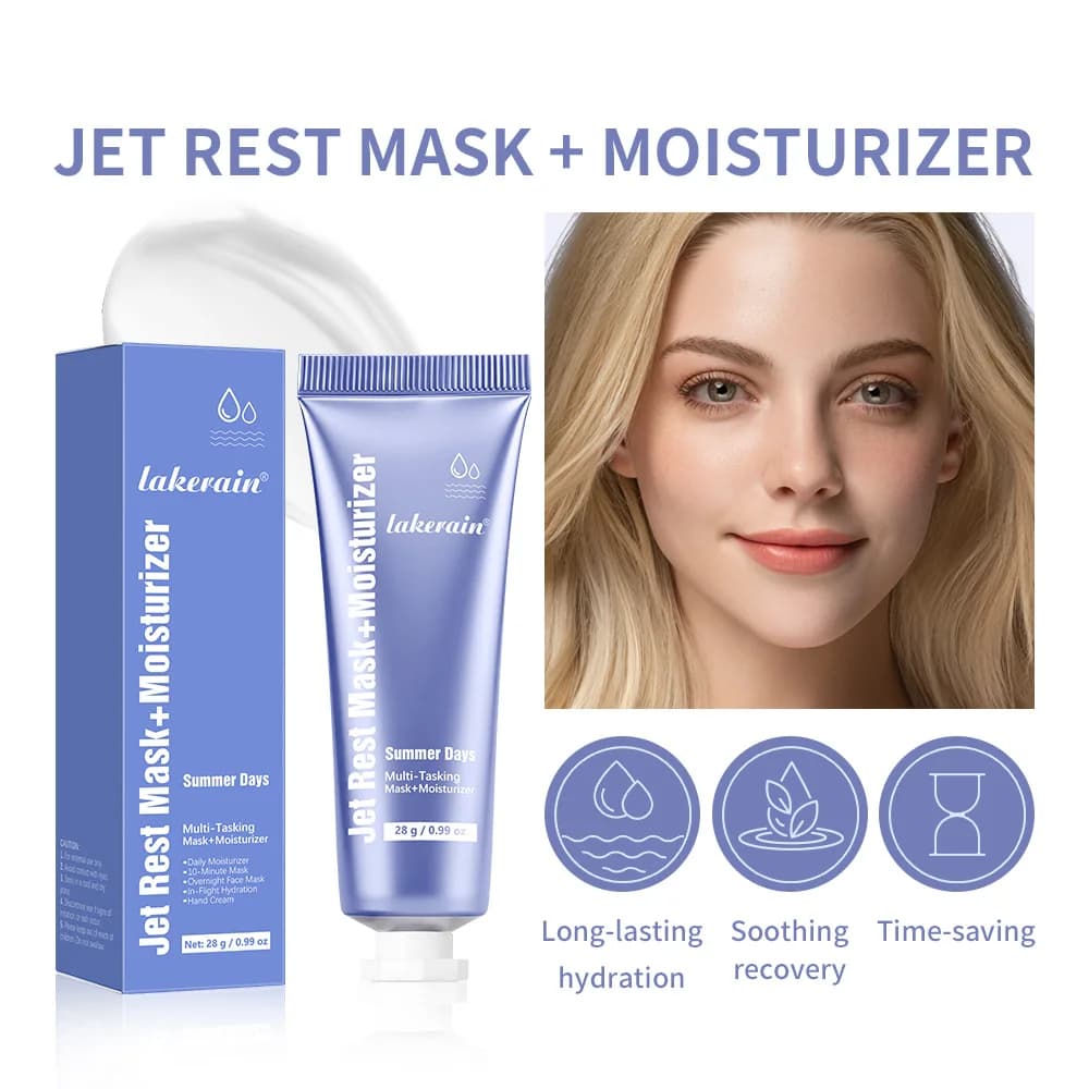Crema Viso Idratante Multi-Effetto Lakerian - Cura della Pelle Nutriente e Rigenerante per Idratazione Facciale