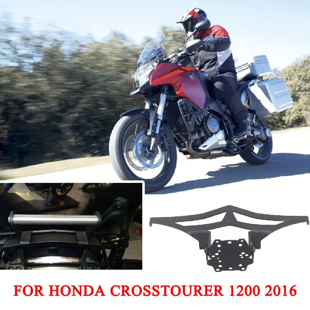 Per Honda VFR1200X Crosstourer VFR 1200X2016 -2020 Nuovo parabrezza Supporto Del Basamento Del Telefono Mobile Del Telefono GPS Piastra di Navigazione Staffa