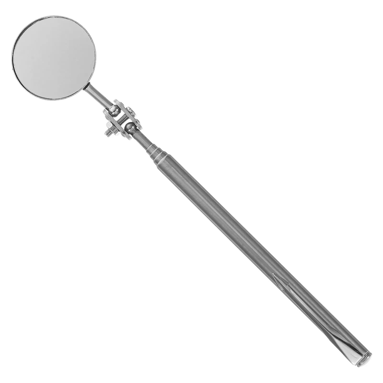 Specchio d'Ispezione Telescopico Rotondo Mini da 30mm in Acciaio Inossidabile, Strumento Girevole Estensibile per Meccanici, Tecnici, Appaltatori