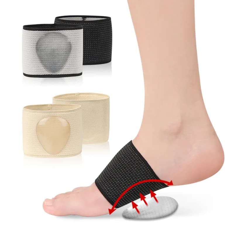 Solette Ortopediche con Supporto per l'Arco Plantare per Uomo e Donna, con Cuscinetto in Gel per Piedi Piatti, Assorbimento degli Urti, Comode per la Cura dei Piedi