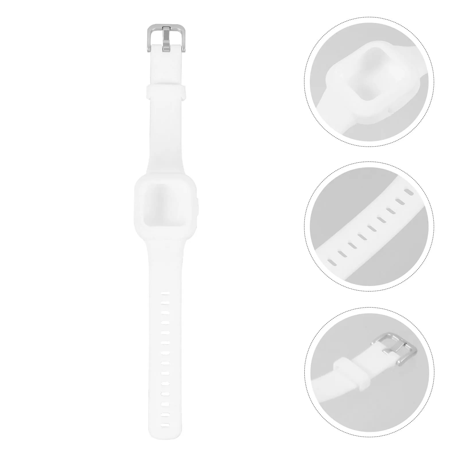 Cinturino per orologio in silicone compatibile con Garmin Fit Jr3, cinturino di ricambio morbido e flessibile per uomo e donna, per allenamento, appuntamenti, ufficio