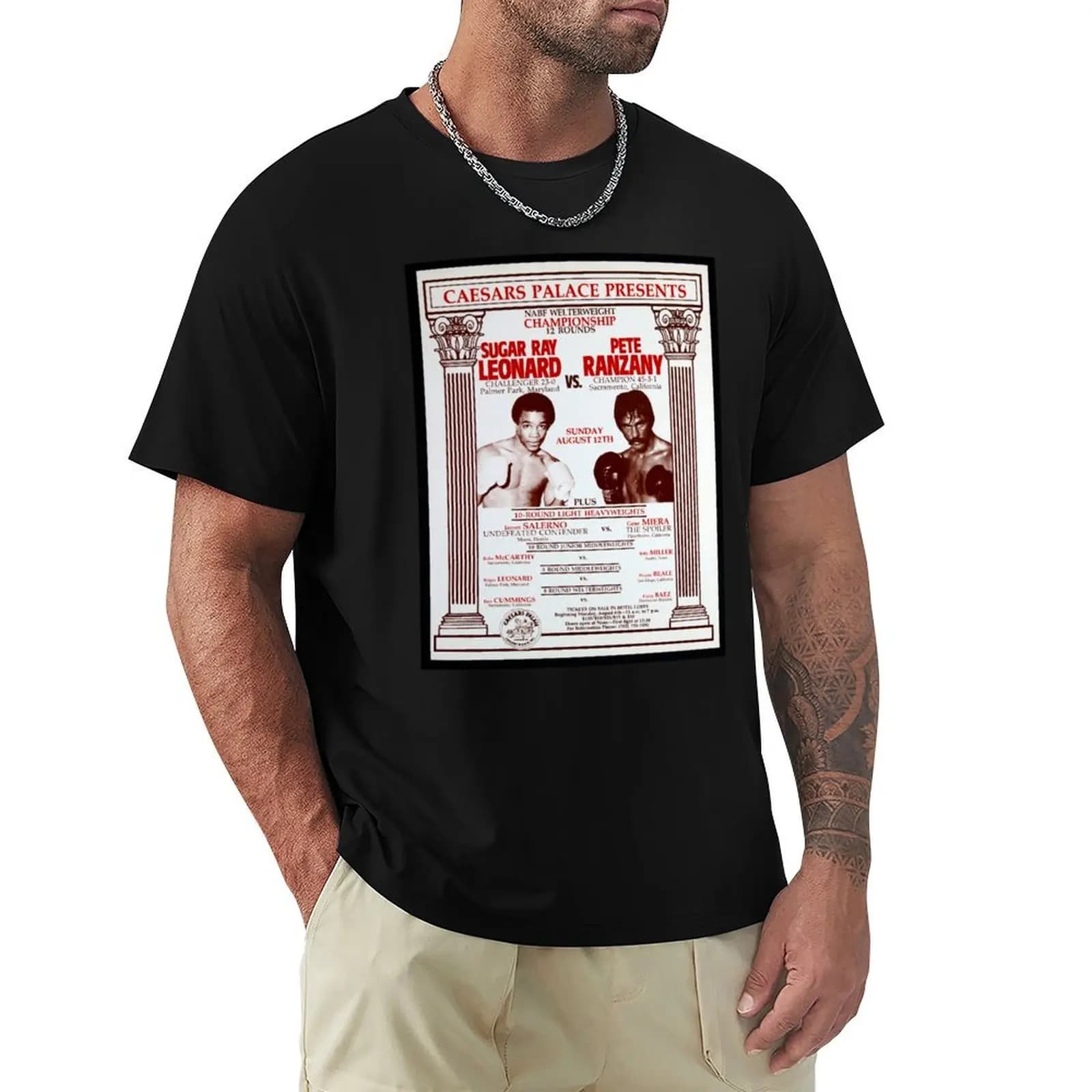 Boxing T-Shirt Holiday All Match T-Shirt
